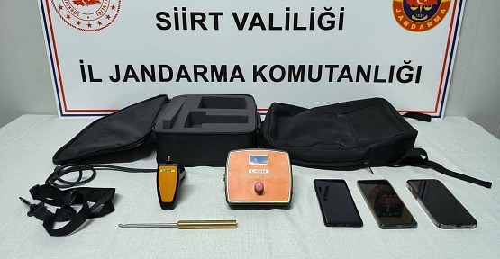 Siirt’te İzinsiz Define Arayan 3 Kişi Yakalandı