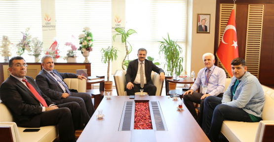 GAPUTAEM Müdürü Sümerli, Rektör Şındak’ı Ziyaret Etti