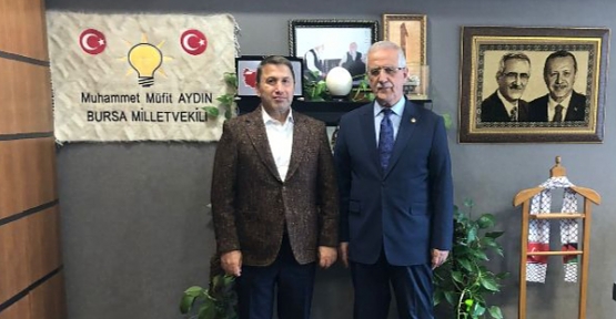 Siirt TSO Başkanı Güven Kuzu'dan AK Parti Bursa Milletvekili Mufit Aydin’a Ziyaret