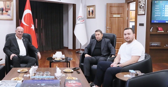Siirt TSO Başkanı Güven Kuzu’dan ATO Başkanı Gürsel Baran’a Ziyaret 