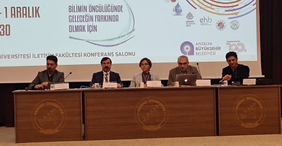 Siirtli Yazar ve Su Uzmanı Tecelli Sırma, Antalya Düzenlenen Uluslararası Bilim Forumunda İklim Değişikliği ve Su Krizine Dikkat Çekti