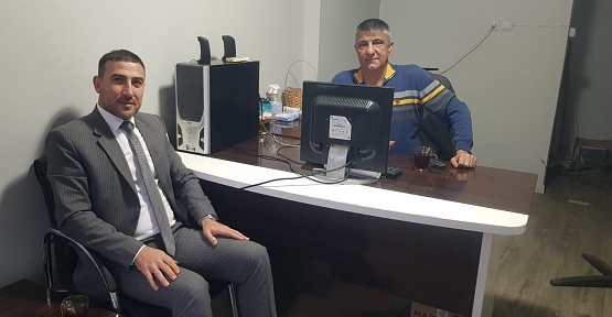 AK Parti Siirt Belediye Başkan Aday Adayı İbrahim Oran’dan Medya Siirt’e Ziyaret