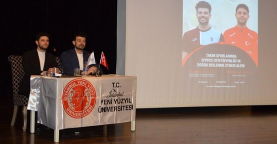 Sporcu Diyetisyeni Hemşehrimiz Mehmet Nail Özer, İstanbul Yeni Yüzyıl Üniversitesinde Konferans Verdi