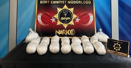 SİİRT’TE ZEHİR TACİRLERİNE AĞIR DARBE VURULDU