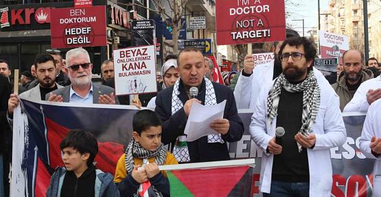 Siirt’te Sağlık Çalışanları Gazze İçin Sessiz Yürüyüşlerine Devam Ediyor