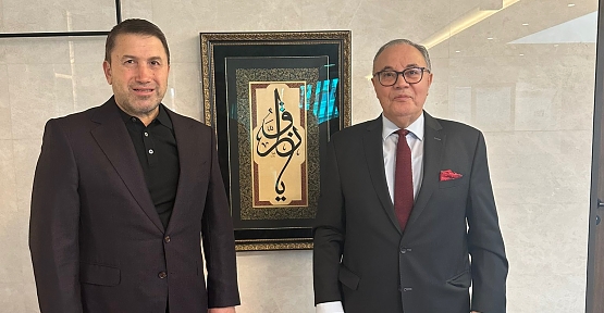 Cezayir Büyükelçisi Amar Belani’den Siirt TSO Başkanı Güven Kuzu’ya Ziyaret
