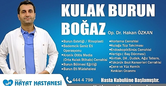 Dr. Hakan Özkan, Baş-Boyun Bölgesi Kanserleri Belirtileri Hakkında Bilgi Verdi