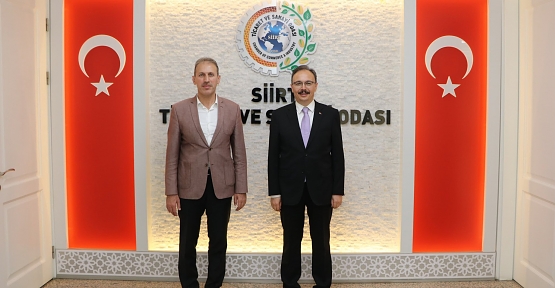Vali Kızılkaya’dan Siirt TSO’ya  Ziyaret