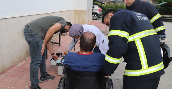 Siirt Belediyesi Hasta Kurtarma ve Yangın Tatbikatı Gerçekleştirdi