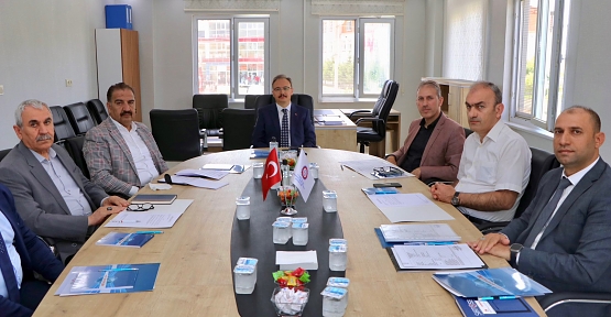 OSB Yönetim Kurulu Toplantısı Vali  Kızılkaya Başkanlığında Yapıldı