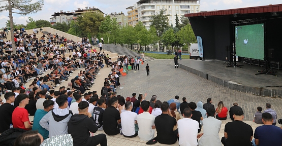 Siirtli Gençler Amedspor Maçını Dev Ekrandan İzledi