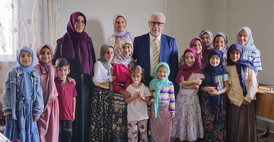 İl Müftüsü Pinal, Meydandere Köyünde Kur’an Kursunu Ziyaret Etti