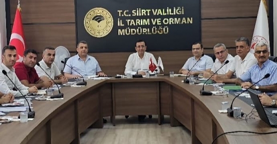Siirt Tarım ve Orman İl Müdürlüğü İdarecileri 2024 Yılı 1. Değerlendirme Toplantısı Yapıldı