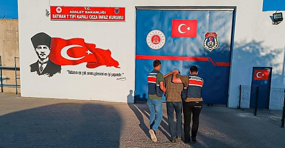 Siirt’te Kasten Öldürme Suçundan Hakkında 7 Yıl, 6 Ay Kesinleşmiş Hapis Cezası Bulunan Şahıs Yakalandı
