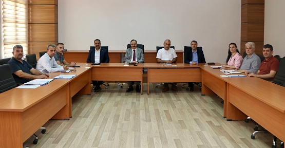 Vali Kızılkaya Başkanlığında İl Özel İdaresi’nin Yatırımları Değerlendirildi