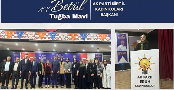 AK Parti Baykan ve Eruh Kadın Kolları Kongreleri Coşkuyla Gerçekleşti