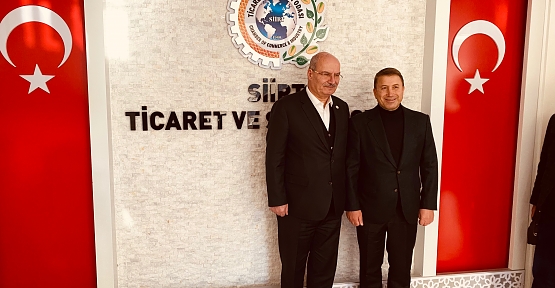 ATO Başkanı Gürsel Baran’dan Siirt TSO Başkanı Güven Kuzu’ya Ziyaret