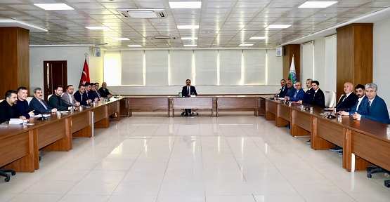 Vali Kızılkaya Başkanlığında Haftalık Değerlendirme Toplantısı Yapıldı