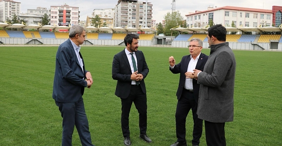 Siirt’te Play-Off Heyecanı Öncesi Atatürk Stadyumu’nda İnceleme