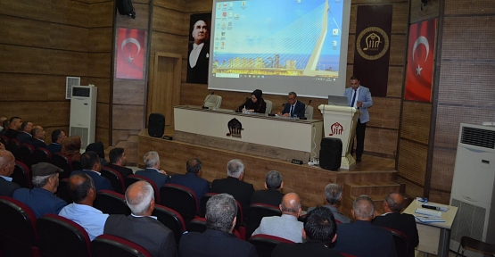 Siirt Merkez İlçe Köylere Hizmet Götürme Birliği Encümen Seçimi Gerçekleştirildi