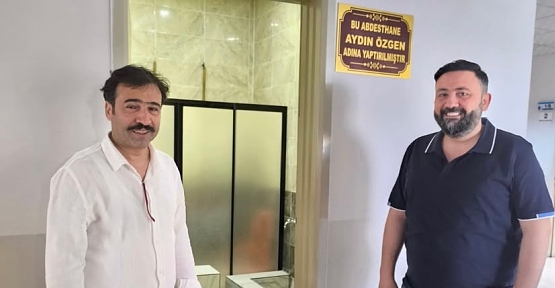 Merhum Aydın Özgen Adına Mehmetçik İlkokulu’na Abdesthane Yaptırıldı