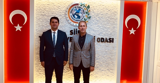 Eruh Kaymakamı İbrahim Engin Şenay’dan Siirt TSO’ya Ziyaret