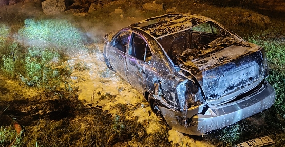 Siirt’te Seyir Halindeki Otomobil Alev Aldı