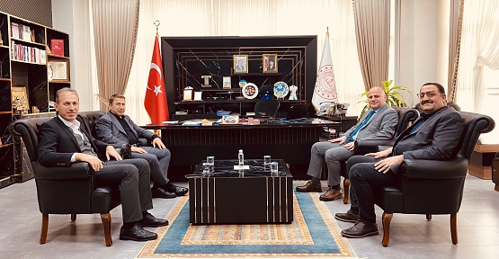 STSO Başkanı Güven Kuzu’dan İl Milli Eğitim Müdürü Salih Sadoğlu’na Ziyaret