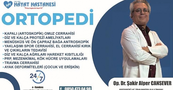 Dr. Şakir Alper Cansever: “Bel Ağrılarından Korunmak Mümkün!”
