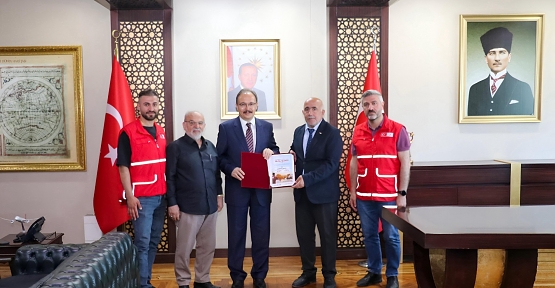 Vali Kızılkaya’dan Türk Kızılayı’na Anlamlı Destek