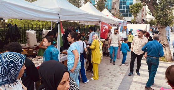 Siirt’te Gazze İçin Gönüller Seferber Oldu: Hayır Çarşısına Yoğun İlgi