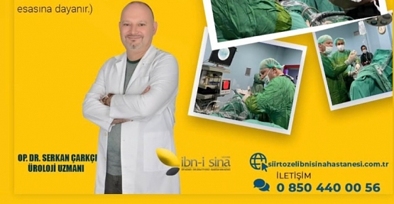 SİİRT’TE BİR İLK: LAZER YÖNTEMİYLE BÖBREK TAŞI TEDAVİSİ
