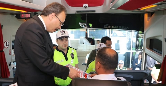 Vali Kızılkaya’dan Emniyet Kemeri Denetimi: “Bir Kemer, Bir Hayat Demektir”