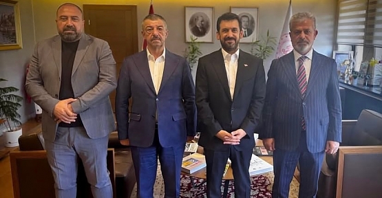 Aydın ve Cellek’ten Bakan Yardımcısı Batuhan Mumcu’ya Ziyaret
