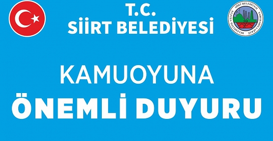 SİİRT BELEDİYESİ SU TASARRUFLARINA İLİŞKİN ÖNEMLİ KARARLAR ALINDI!