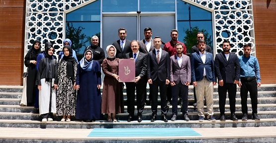 Vali Kızılkaya, TÜGVA Siirt İl Temsilciliğini Kabul Etti