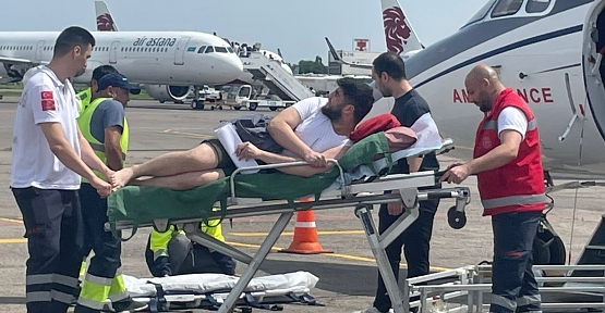 Kazakistan’da Kaza Geçiren Kerem Can Gürel Türkiye’ye Getirildi