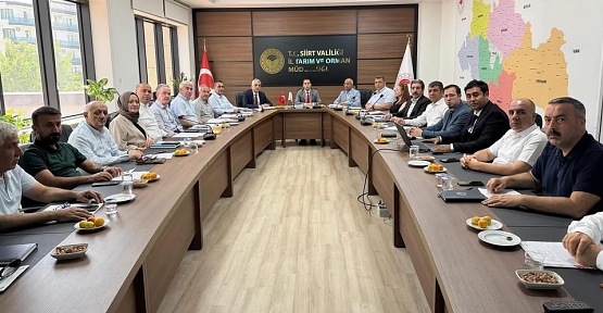 Siirt İl Su Kurulu Toplantısı Gerçekleştirildi