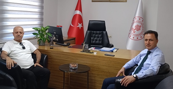 Ejder Katırsüren’den Diyarbakır İl Kültür ve Turizm Müdürü İrfan Tekin’e Ziyaret