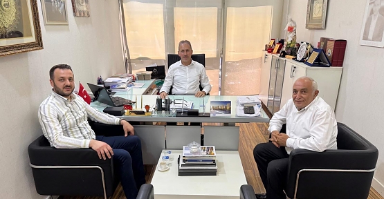 AK Parti İl Başkanı Özturan’dan STSO Başkan Vekili Çalapkulu’na Ziyaret