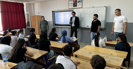 İl Milli Eğitim Müdürü İlhan Saz’dan Destekleme ve Yetiştirme Kurslarına Ziyaret