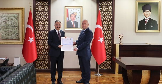 SİİRT MİLLİ EĞİTİM MÜDÜRÜ SALİH SADOĞLU’NDAN VALİ KIZILKAYA’YA VEDA ZİYARETİ