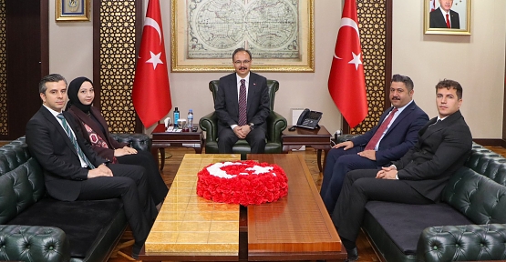 SİİRT VALİSİ KIZILKAYA, YENİ GÖREVE BAŞLAYAN MÜLKİ İDARE AMİRLERİNİ KABUL ETTİ