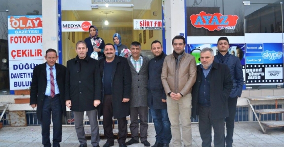 AK Parti Teşkilatı Gazeteciler Gününde Ajansımızı Ziyaret Etti