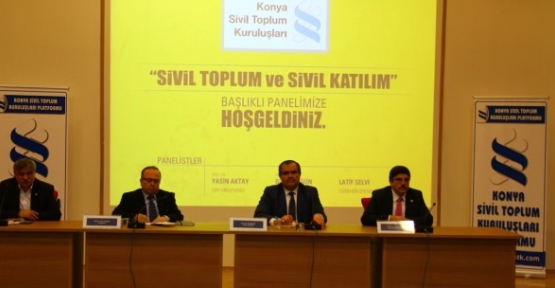 Aktay, Konya’da “Sivil Toplum ve Sivil Katılım