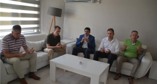 Aktay'dan, İl Emniyet Müdürü Özkan'a Taziye Ziyareti