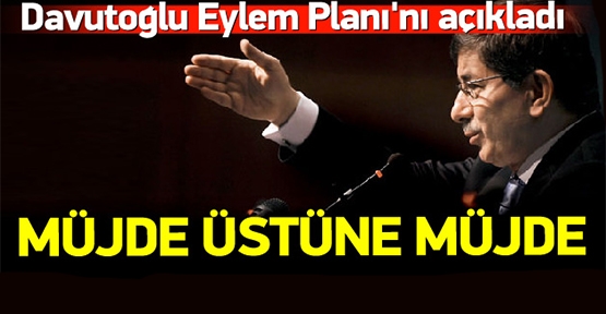 Başbakan Davutoğlu 2016 Eylem Planı'nı açıkladı