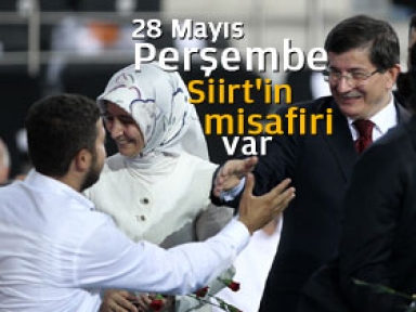 Başbakan Davutoğlu Siirt'e Geliyor