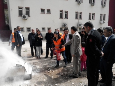 Baykan Devlet Hastanesi'nde Yangın Tatbikatı!