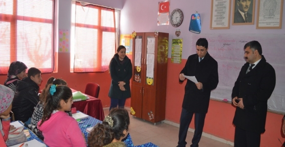 Baykan Kaymakamı Mehmet KOCABEY, Köy Okullarında İncelemeler Yaptı